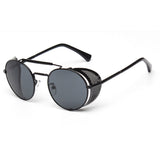 Quinn: Metal-shield Sunglasses