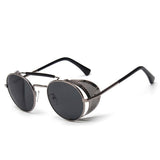 Quinn: Metal-shield Sunglasses