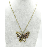 "Violet" Steampunk Butterfly Pendant