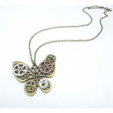 "Violet" Steampunk Butterfly Pendant