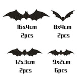 3D Bat Wall Decals