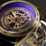 The Baxter:  Leather Band Steampunk Watch
