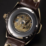 The Baxter:  Leather Band Steampunk Watch
