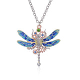 Steampunk Dragonfly Necklace