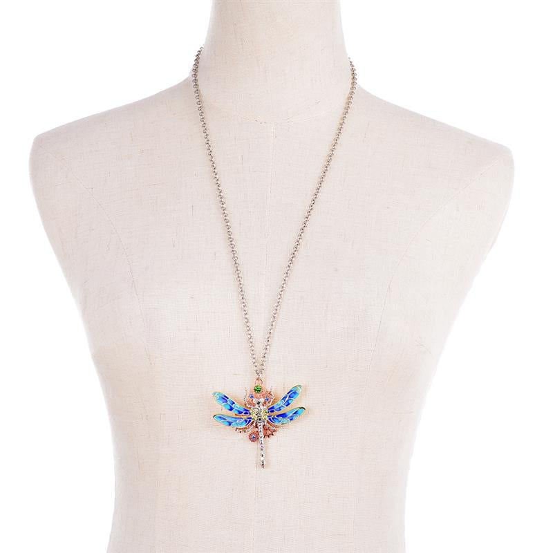 Steampunk Dragonfly Necklace