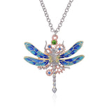Steampunk Dragonfly Necklace
