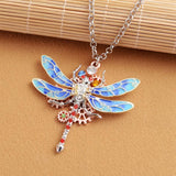 Steampunk Dragonfly Necklace