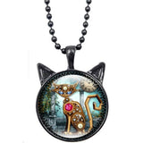 Steampunk Mechanicat Necklace