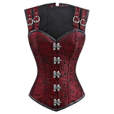 Moriah- Steampunk Brocade Corset