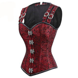 Moriah- Steampunk Brocade Corset