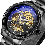 The Adventurer:  Steampunk Skeleton Watch