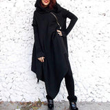 Asymmetrical Zippered Women's Hoodie
