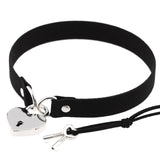 'Tabitha"   Gothic Heart Lock Choker
