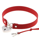'Tabitha"   Gothic Heart Lock Choker