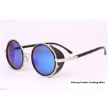 "Grover" Steampunk Goggle Style Round Sunglasses