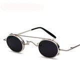 Alain:  Mini Clip-on-look Steampunk Shades