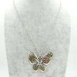 "Violet" Steampunk Butterfly Pendant